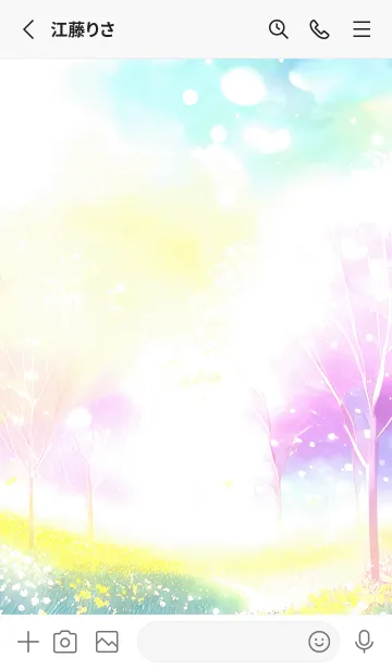 [LINE着せ替え] 優美な春の風景の着せかえ(Spring-192)の画像2