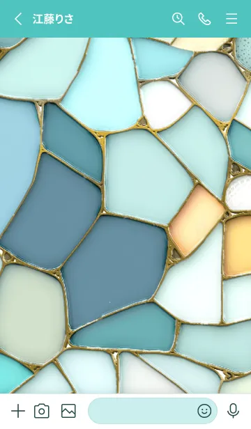 [LINE着せ替え] Beach glass 15の画像2