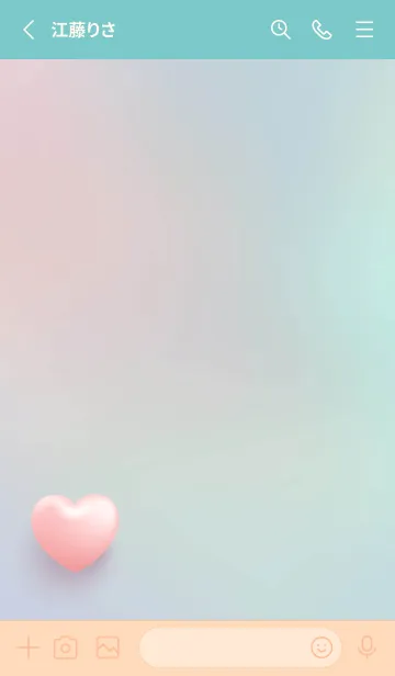 [LINE着せ替え] heart gradation - 24の画像2