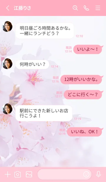 [LINE着せ替え] Sakura Photo 242 Not AIの画像3