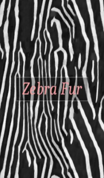 [LINE着せ替え] Zebra Fur 8の画像1
