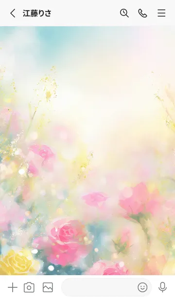 [LINE着せ替え] 薔薇(バラ)の花の着せかえ(R3491)の画像2