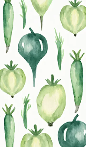 [LINE着せ替え] 【シンプル】お野菜の着せかえ#273の画像1