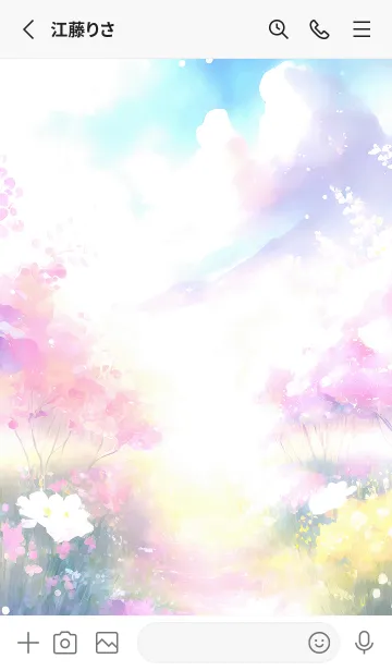 [LINE着せ替え] 優美な春の風景の着せかえ(Spring-198)の画像2