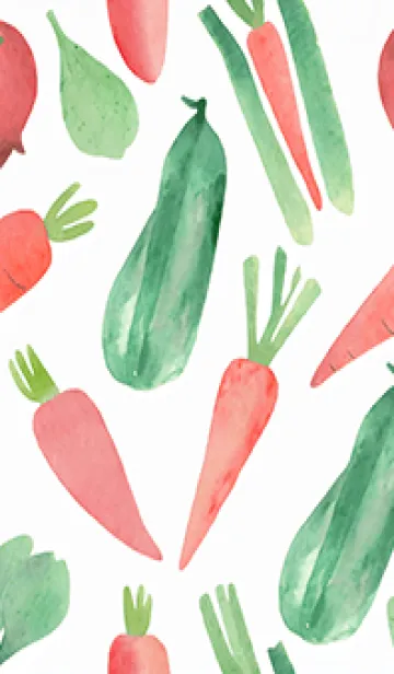 [LINE着せ替え] 【シンプル】お野菜の着せかえ#274の画像1