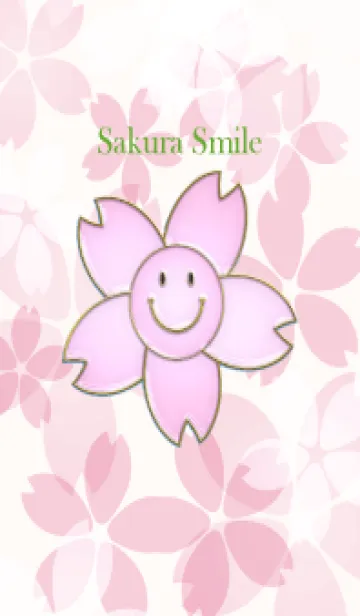 [LINE着せ替え] Sakura Smile Enamel Pin 50の画像1