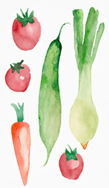 [LINE着せ替え] 【シンプル】お野菜の着せかえ#276の画像1
