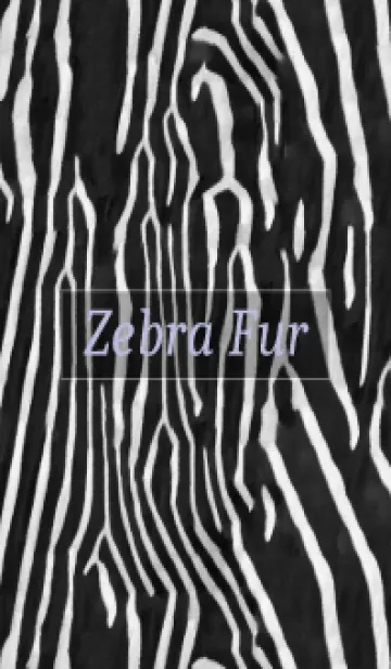 [LINE着せ替え] Zebra Fur 9の画像1