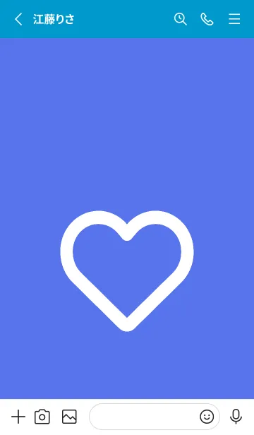 [LINE着せ替え] ハート アイコン 95の画像2