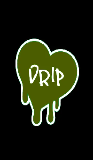 [LINE着せ替え] ドリップ ハート 32の画像1