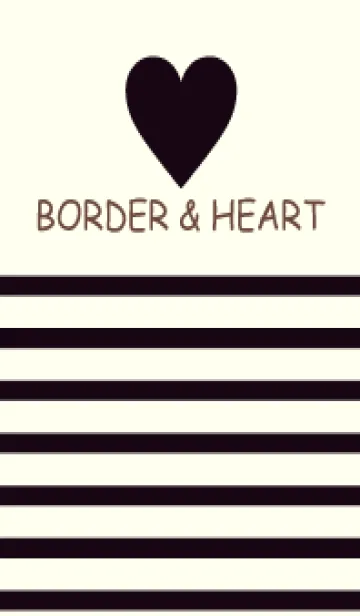 [LINE着せ替え] BORDER & HEART -CROW-の画像1