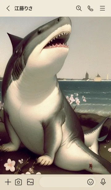 [LINE着せ替え] 浮世絵桜の季節 KBoRPの画像2