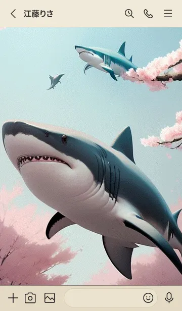 [LINE着せ替え] 浮世絵桜の季節 g1o2Xの画像2