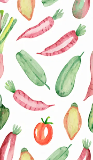 [LINE着せ替え] 【シンプル】お野菜の着せかえ#280の画像1