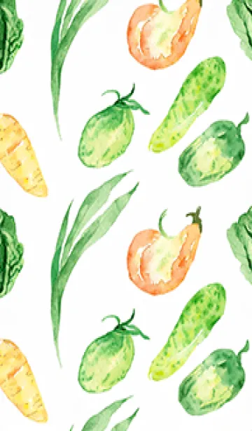 [LINE着せ替え] 【シンプル】お野菜の着せかえ#290の画像1