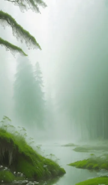 [LINE着せ替え] 静かな森 XQVFoの画像1