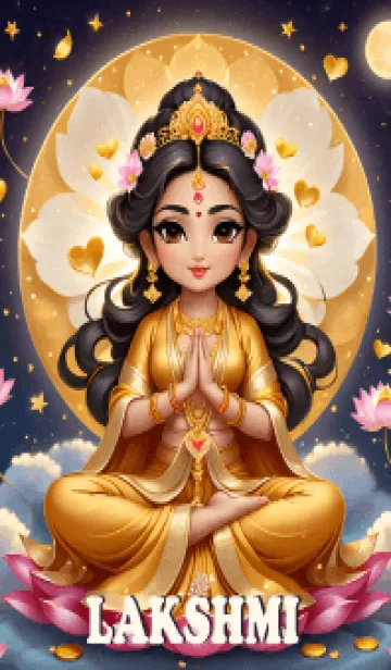 [LINE着せ替え] Lakshmi: Rich, fulfilled, wealthy.(JP)の画像1