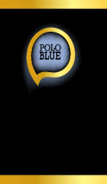 [LINE着せ替え] Polo blue Gold Blac Theme v.1 (JP)の画像1