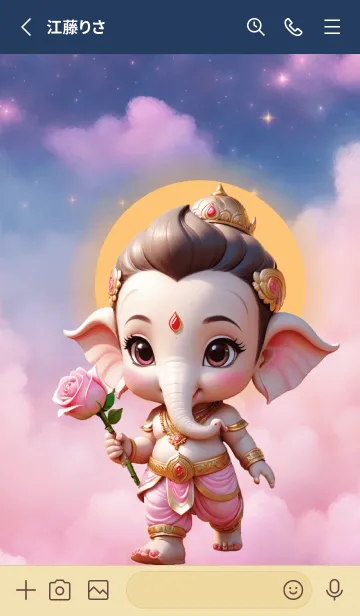 [LINE着せ替え] Ganesha : Money Flow  Theme (JP)の画像2