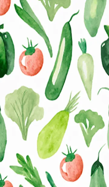 [LINE着せ替え] 【シンプル】お野菜の着せかえ#286の画像1