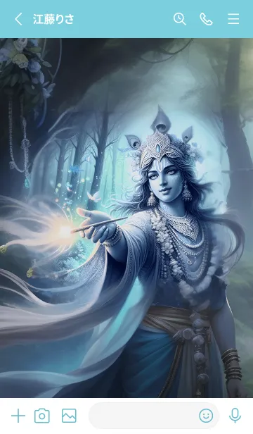 [LINE着せ替え] クリシュナ、守護の神 06の画像2