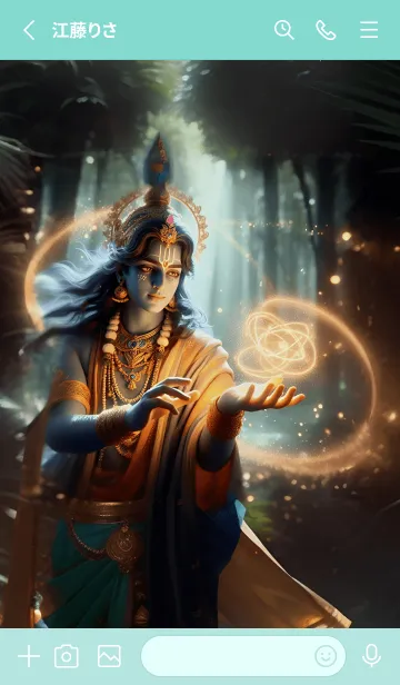 [LINE着せ替え] クリシュナ、守護の神 12の画像2