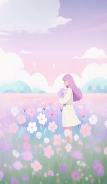[LINE着せ替え] I love wonderful pastel 04の画像1