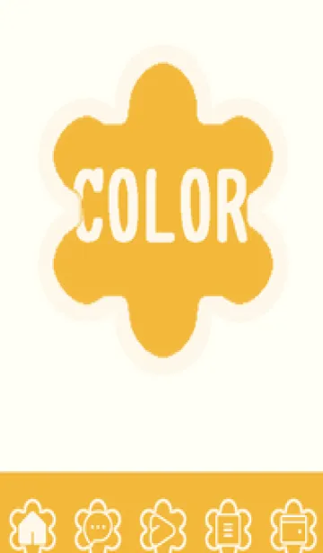 [LINE着せ替え] yellow color C58の画像1