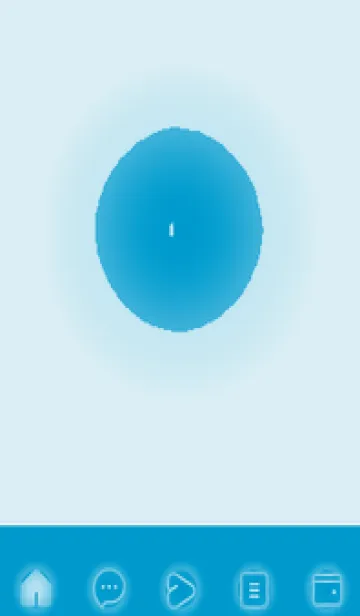 [LINE着せ替え] blue color D57の画像1