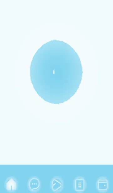 [LINE着せ替え] blue color D58の画像1