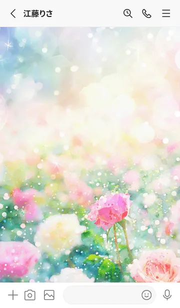 [LINE着せ替え] 薔薇(バラ)の花の着せかえ(R3507)の画像2