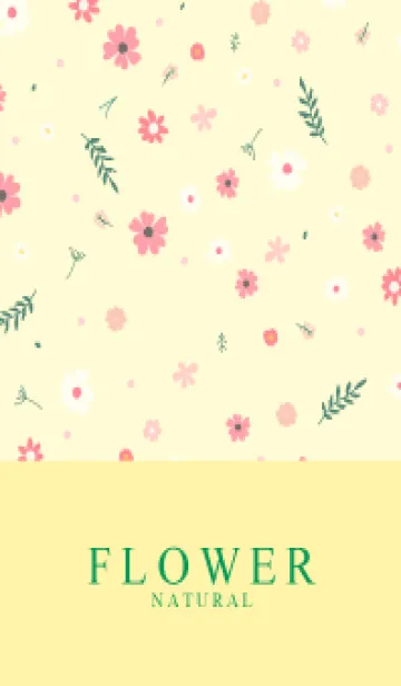 FLOWER YELLOW - NATURAL 60のLINE着せ替え