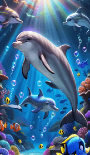 [LINE着せ替え] 海の幻想曲 #DZHK23。の画像1