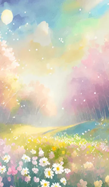 [LINE着せ替え] 優美な春の風景の着せかえ(Spring-215)の画像1