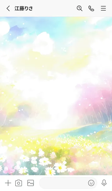 [LINE着せ替え] 優美な春の風景の着せかえ(Spring-215)の画像2