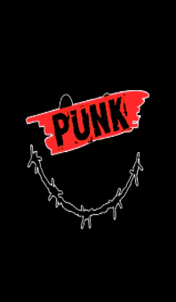 [LINE着せ替え] パンク スマイル 38の画像1