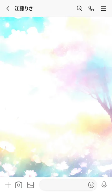 [LINE着せ替え] 優美な春の風景の着せかえ(Spring-216)の画像2