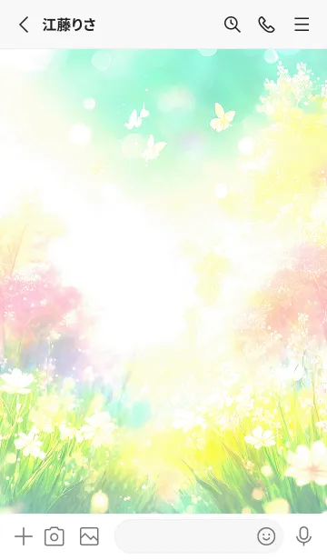 [LINE着せ替え] 優美な春の風景の着せかえ(Spring-219)の画像2