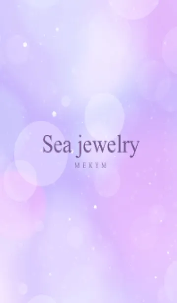 [LINE着せ替え] SEA JEWELRY-MILKY PURPLE 12の画像1