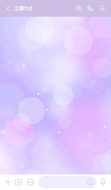 [LINE着せ替え] SEA JEWELRY-MILKY PURPLE 12の画像2