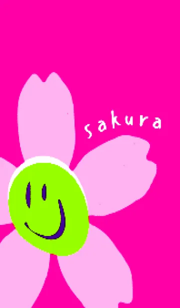 [LINE着せ替え] サクラ スマイリー 24の画像1
