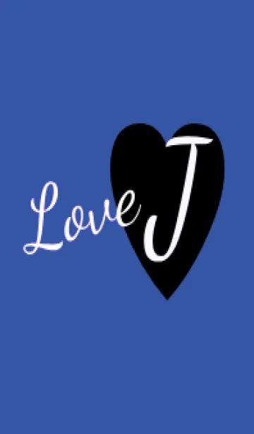 [LINE着せ替え] ラブ イニシャル ”J” 10の画像1