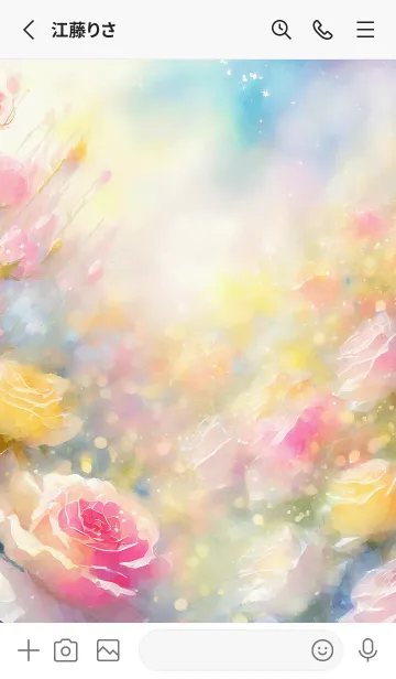 [LINE着せ替え] 薔薇(バラ)の花の着せかえ(R3516)の画像2