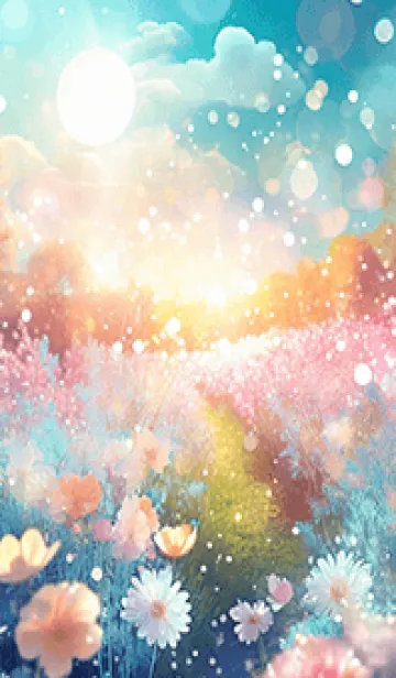 [LINE着せ替え] 優美な春の風景の着せかえ(Spring-221)の画像1