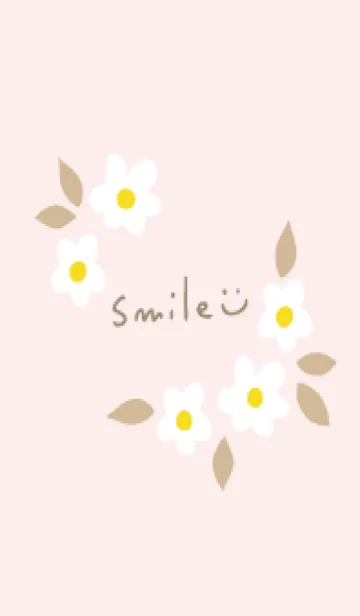 [LINE着せ替え] 5つの白い花15の画像1