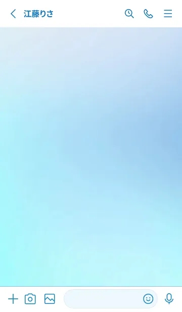 [LINE着せ替え] gradation-BLUE&WHITE 42の画像2