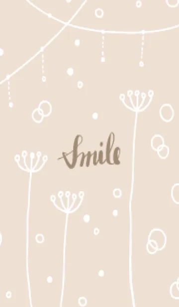 [LINE着せ替え] シンプルかわいい白い花27の画像1