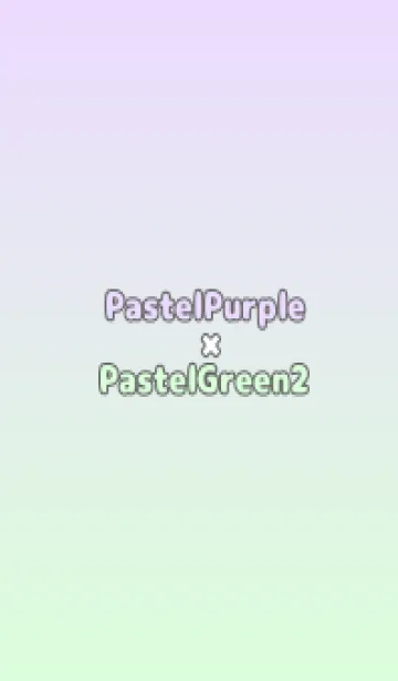 [LINE着せ替え] パステルパープル★パステルグリーン2.TKCの画像1