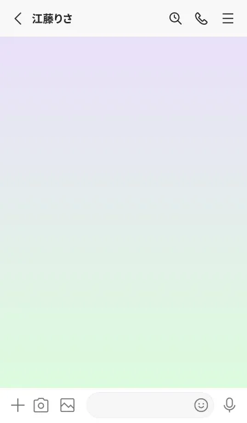 [LINE着せ替え] パステルパープル★パステルグリーン2.TKCの画像2