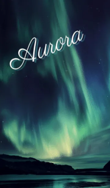 [LINE着せ替え] Aurora greenの画像1